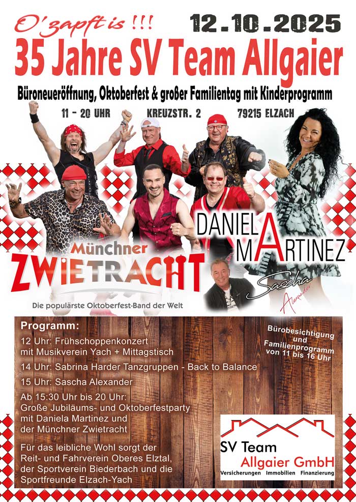 Feiert mit uns!
